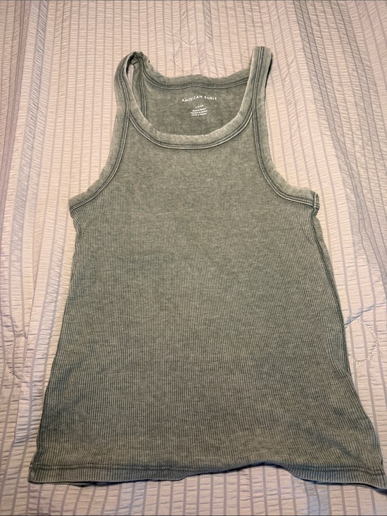 American Eagle Outfitters Tops - American Eagle Ribbed Tank in Sage